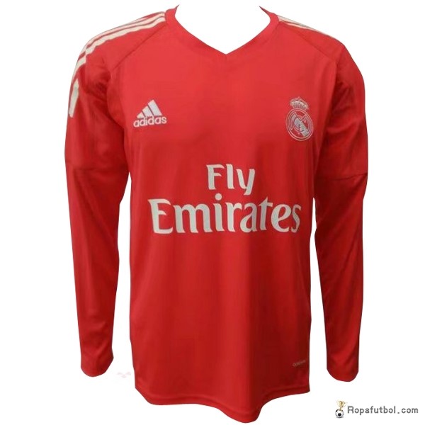 Camiseta Real Madrid Replica Segunda Ropa ML Portero 2017/18